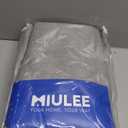 H.VERSAILTEX Blackout Patio Curtains 100 x 96 Inches for Sliding Door Extral Wide Blackout Curtain Panels Thermal Insulated Room Divider - Grommet Top, 8' Tall by 8.5' Wide - Dove Grey