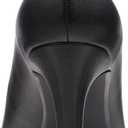 Clarks Women's Adriel Viola Dress Pump, Black Leather, 6.5 W US