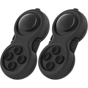 WTYCD Original Fidget Toy Game, Rubberized Classical Controller Fidget Concentration Toy with 8-Fidget Functions and Lanyard - Excellent for Relieving Stress and Anxiety