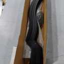 Akenow 61 Pack Metal Deck Spindles, 36"X1", Heavy Duty Railing, Wave Arc Baluster with Black Screws, Stylish for Outdoor Stair Porch