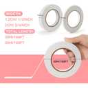 10 x Gunlar Double Side Tape,1/2inch*100FT Adhesive Fabric Hem Tape No Sew Hemming Tape for Clothes,Pants,Curtains,Arts, Crafts,Carpet,Scrapbooking