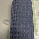Lintex Home Collection Rectangle Chloe Blue Waffle Tablecloth, 60x84in