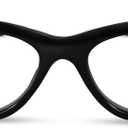 2SeeLife Premium Cat Eye TR-90 Reading Glasses for Women  NarrowMedium Fit, Sturdy Frame, Spring Hinges, Stylish Readers, Black, +0.50