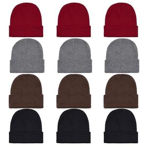 Pistha 7Pack Beanie Hats Winter Hats for Men Women Knit Cuffed Skull Cap Warm Bulk Pack Gifts for Christmas Cold Weather
