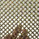 Carligo Stainless Steel Golden Decorative Mesh Sheet 15.8"x27.6"/40x70cm-5x5mm Square Openings, Titanium Plated Metal Panel for Cabinet Doors, Furniture Grille, Vent Cover, DIY Craft Projects (2-Pack)