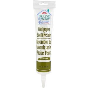 Red Devil 0878 Wallpaper Adhesive, House & Home Restore Premium Wall Paper Seam Repair Glue/Paste, Pack of 4, 5 oz.