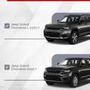 220lb Roof Rack Cross Bars Fit for Grand Cherokee L 2021-2026 & Grand Cherokee WL 2022-2026 Heavy Duty Aluminum Rails Rooftop Cargo Carriers Bikes Surfboards Kayaks Snowboards