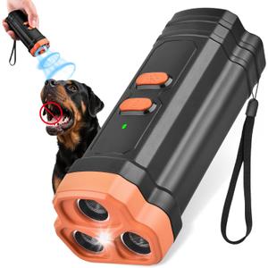 Ultrasonic Anti Barking Device for Dogs - LED Light, Compact & Portable Bark Deterrent Device for Indoor/Outdoor Use, Effective for Your Dog and Neighbors Dog Bark Control