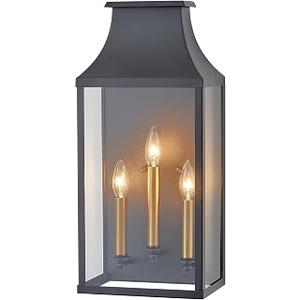 21" Large Classic Outdoor Wall Light Fixture,Exterior Sconce Lantern