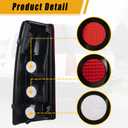 Boine Tail Light Compatible With 1988-1999 Chevy/GMC Silverado Sierra C/K 1500 2500 3500 Suburban Tahoe Blazer Yukon Cadillac Escalade Driver and Passenger Side Rear Light Brake Lamps Housing