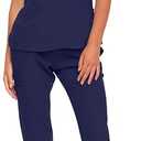 Natural Uniforms Womens Cool Stretch Jogger Scrub Set with Regular and Petite Sizes 2XL