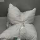 COZSINOOR Goose Feather Pillows Queen Size Set of 2 - Hotel Down Bed Pillow for Sleeping, Soft 600 TC Cotton Cover, Fluffy Support Surround Fill Down Alternative for Back, Stomach, Side Sleepers