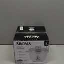 AROMA Select Stainless Rice Cooker, 3-Cup (Uncooked) / 6-Cup (Cooked), Stainless Steel Inner Pot, Small Rice Cooker, Auto Keep Warm, 1.2 Qt, White, ARC-753SG