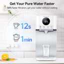 Thereye Reverse Osmosis System Countertop Water Filter, NSF/ANSI 58 Tested, 7 Stage RO Filtration, Fast Water Delivery, 3:1 Pure to Drain, BPA Free Water Purifier for Home, No Installation