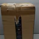 Stainless Steel Sifting Litter Box, 17" L x 13" W x 10.8"H High Sided Metal Sifting Cat Litter Box for Pine Pellets, Enclosed Sifting Box with Lid, Anti-Leakage, Easy Clean for Kittens and Small Cats