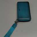 Wrangler Womens Wallet Wristlet Long Purse Designer Clutch Large Capacity Credit Card Holder for Women Men (B-Turquoise)