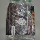 Jekeno Vintage Bookshelf Blackout Curtains Library Books Bookcase Cat Candle Decor Shading Drapes for Bedroom Study Classroom Living Room Darkening Grommet Window Drapes 2 Panel Set, 52"x84"