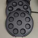 Dash MultiMaker Treat Maker System - Make Mini Donuts, Cupcakes & Heart-Shaped Waffles - Interchangeable Plate Design - dishwasher safe Parts for Easy Cleanup - Aqua