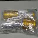 TOFLEN 100Pcs Mini Cake Containers with Clear Dome Lids for Mini Desserts Cupcake, Cheesecake, Cocoa Bomb, Strawberry, Mooncake (Gold)