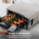 Ninja, Toaster Oven, Air Fryer, Thermometer, Toaster Oven Air Fryer Combo, Stainless Steel, Quick meals, Fries, Frozen Food, Air Fry, Dehydrate, Reheat, 13-in-1,Less Oil, Flip Away Oven, Foodi, SP351, 13 Functions + Smart Thermometer