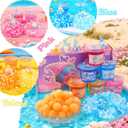 6 Pack Pink Slimes, Crunchy Slime kit for Girls Ages 8-12, Non-Stick Kids Slime Party Favors Toys with Cute Add-Ins, Birthday Goodie Bag Stuffers Easter Gifts for Kids