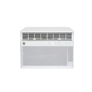 GE AWCS12WWA Window Air Conditioner, Wi-Fi Enabled, Energy-Efficient Cooling for Large Rooms up to 550 sq ft, Easy Install Kit, Control Using Remote or Smartphone App, New 12,000 BTU, White