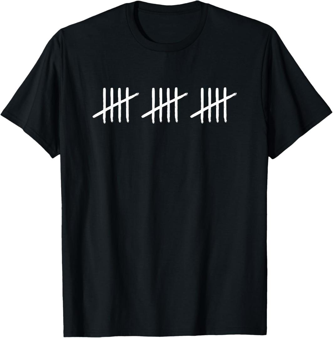 15 Years Old Tally Marks 15th Birthday T-Shirt