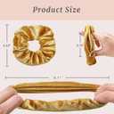 Velvet Scrunchies with Zippers Pocket, 8 Pcs Velvet Soft Hair Ties, Hidden Pocket Hair Scrunchies Accessories for Women Girls, Ponytail Holder Secret Compartment Items (Multicolor)