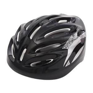  Adult Bike Helmet, Adjustable Multi-Sport Protective Mountain Road Helmet for Men, Black, One-size