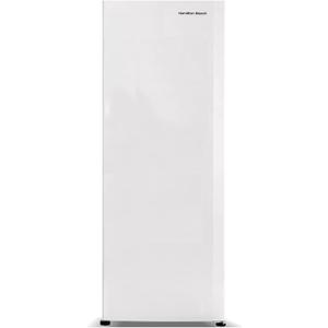Hamilton Beach HBFRF6892-WHITE HBFRF6892 Upright Convertible Fridge/Freezer-Reversible Door-Removable Glass Shelves-Adjustable Controls-6.8 cu ft, White