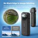 Insta 360 X4 Aluminum Metal Frame Cage Bag Case Lens Guards with Silicone Lens Cap Screen Protector for Insta360 X4 X 4 Camera Accessories Kit Multi-use Mount Clamp Adapter