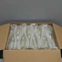 XUWAIDSGN 24 Pcs Reusable Champagne Flutes Plastic Wine Glasses Bulk Vintage Champagne Flutes Mimosa Bar Glasses Stemmed Drinking Cups 5.4OZ for Christmas Birthday Wedding Bride (Sage Green)