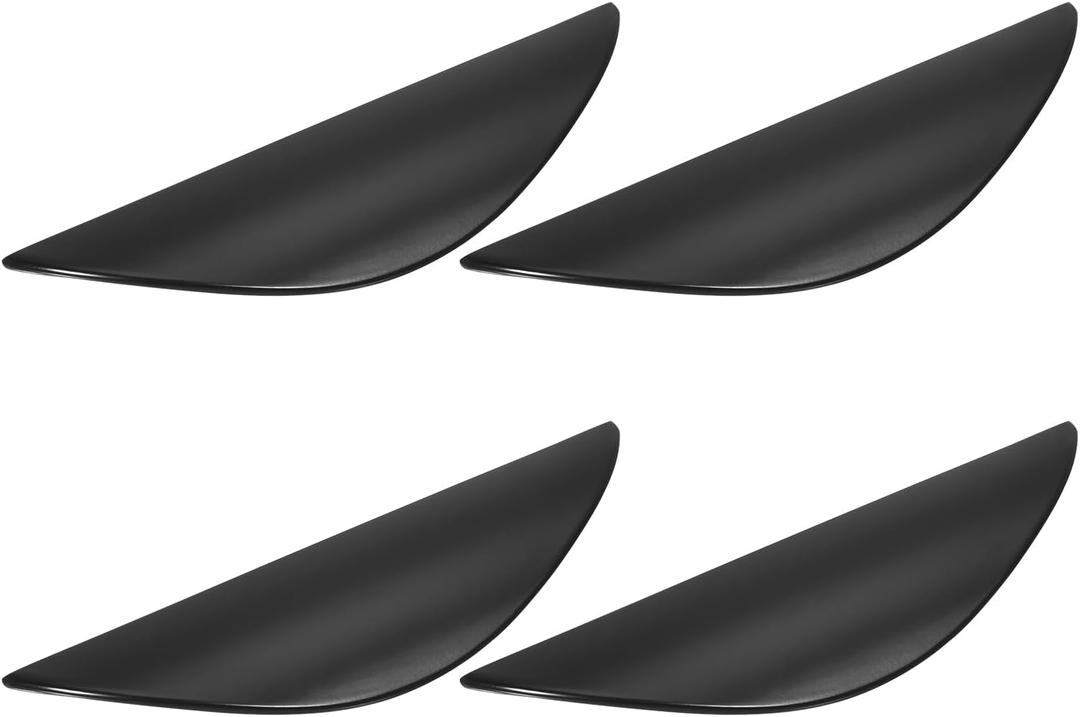 uxcell 4pcs Cabinet Pulls, Cabinet Handles, Black Drawer Pulls 2-1/2 Inch Hole Center, Cabinet Door Pulls, Kitchen Cabinet Hardware for Drawer Dresser, Cupboard Wardrobe