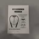 LANDIBO Neckband Bluetooth Headphones，V5.2 with Microphone, 35 Hours Playtime, inEar Bluetooth Neckband Headphones，IPX7 sweatproof deep bass is Used for Music Phone Sports. (Blue)