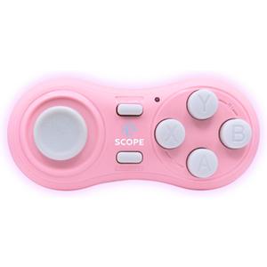 Scope Remote- Remote for Anki. Customizable with Anki Add-on, Compatible with Windows, Mac, iOS, iPad, and Android. Quizlet Compatible, Anki Controller. Pearl Pink, Plus (16-18 Hours Battery)