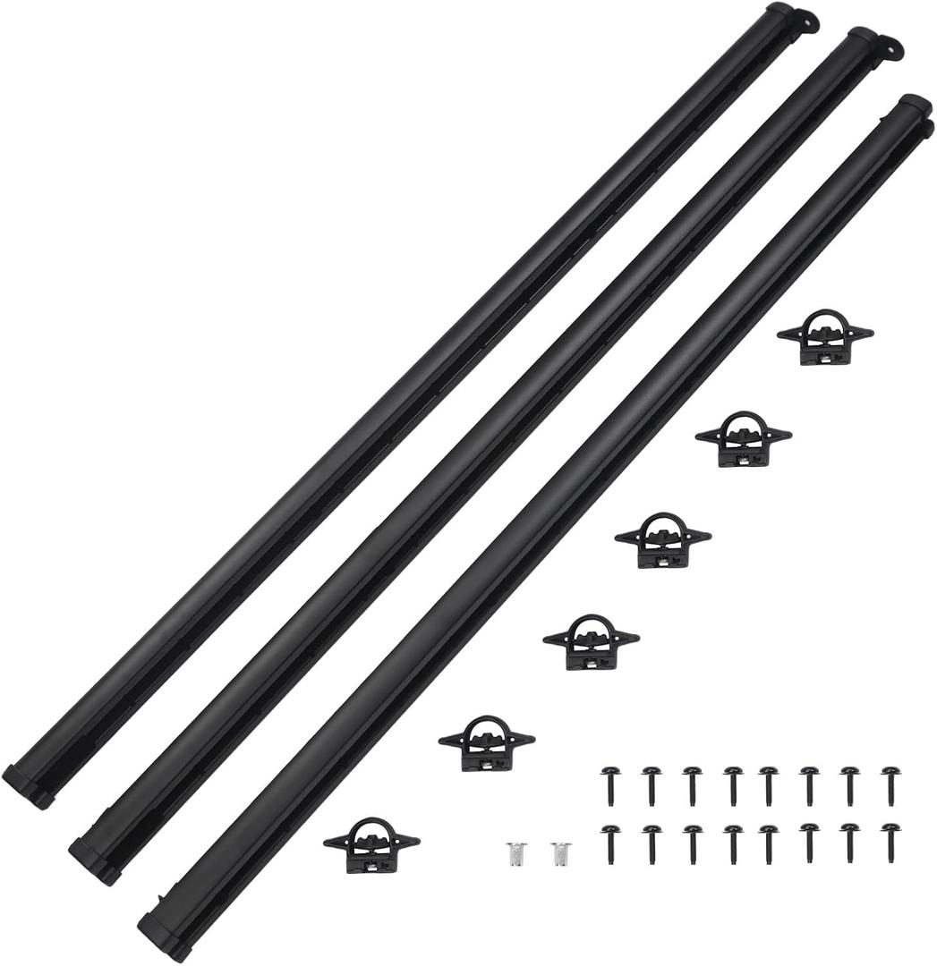 Bed Side Trail Rail System Tie Down Rail Compatible with Jeep Vehicle 2020-2025 Gladiator, Replace #82215956