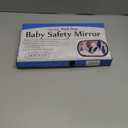 BOEYOS Baby Car Mirror, Safety Car Seat Mirror for Rear Facing Infant, Clear Wide View, 360Rotation, Easily Observe the Baby Move, Secure, Shatterproof, Crash Tested and Certified (Black)