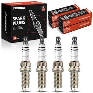 A-Premium Iridium Platinum Spark Plugs Compatible with Mini Cooper 2007-2015, Cooper Countryman 2011-2016, Cooper Paceman 2013-2016, Pack of 4