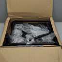 Simple Deluxe 3-Tier Metal Rolling Utility Cart, Heavy Duty Craft Cart with Wheels and Handle, Black