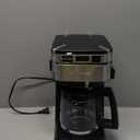 Hamilton Beach Programmable Drip Coffee Maker, 12 Cups, Front Access Easy Fill, Pause & Serve, 3 Brewing Options, Black (46310)