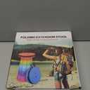 Collapsible Telescoping Portable Stool for Adults, Camping Stools, Upgraded Collapsible Folding Seats with Load Capacity 550lbs (Blue)