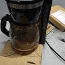 BLACK+DECKER 12-Cup Digital Coffee Maker, Programmable, Washable Basket Filter, Sneak-A-Cup, Auto Brew, Water Window, Keep Hot Plate, Black