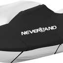 NEVERLAND Jet Ski Cover Suitable for 2 3 Seater Jetski Covers Heavy Duty Waterproof 210D with 2 Air Vent Marine Grade UV Resistant Compatible with Yamaha Sea-Doo Kawasaki Lengths 135'' to 145"