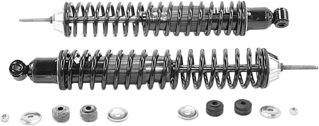 Monroe Load Adjusting 58605 Suspension Shock Absorber and Coil Spring Assembly Pack of 2 for Ford E-150