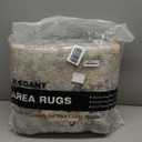 Area Rugs for Living Room: 5x7 Washable Neutral Abstract Rug for Bedroom Large Soft Modern Dining Room Rugs Indoor Floor Low Pile Carpet for Home Office Nursery - Brown Grey