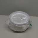 40pack 9" Round Aluminum Foil Pans with Clear Lids | Disposable Containers with Straight Walls for Storing, Baking,Heavy duty, Standard Size