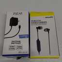 Pack Of 2: Fast Charge Wall Charger, Stereo Earbuds