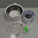 3 IN 1 Indoor Dryer Vent Kit Filter Bucket for Electric Dryer with 4-Inch by 5-Feet Proflex Duct (Silver)