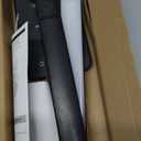 LAOPAO Desk Lamp with Wireless Charger: USB Charging Port, Table Lamp with Clock, Desk Lamps for Home Office College Dorm Room Essentials (Black)