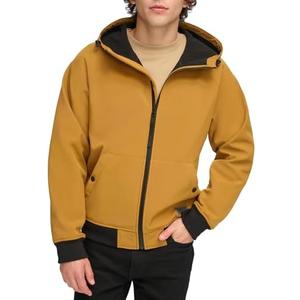 Levi's Men's Hooded Water Resistant Softshell Bomber Jacket 3XL yellow